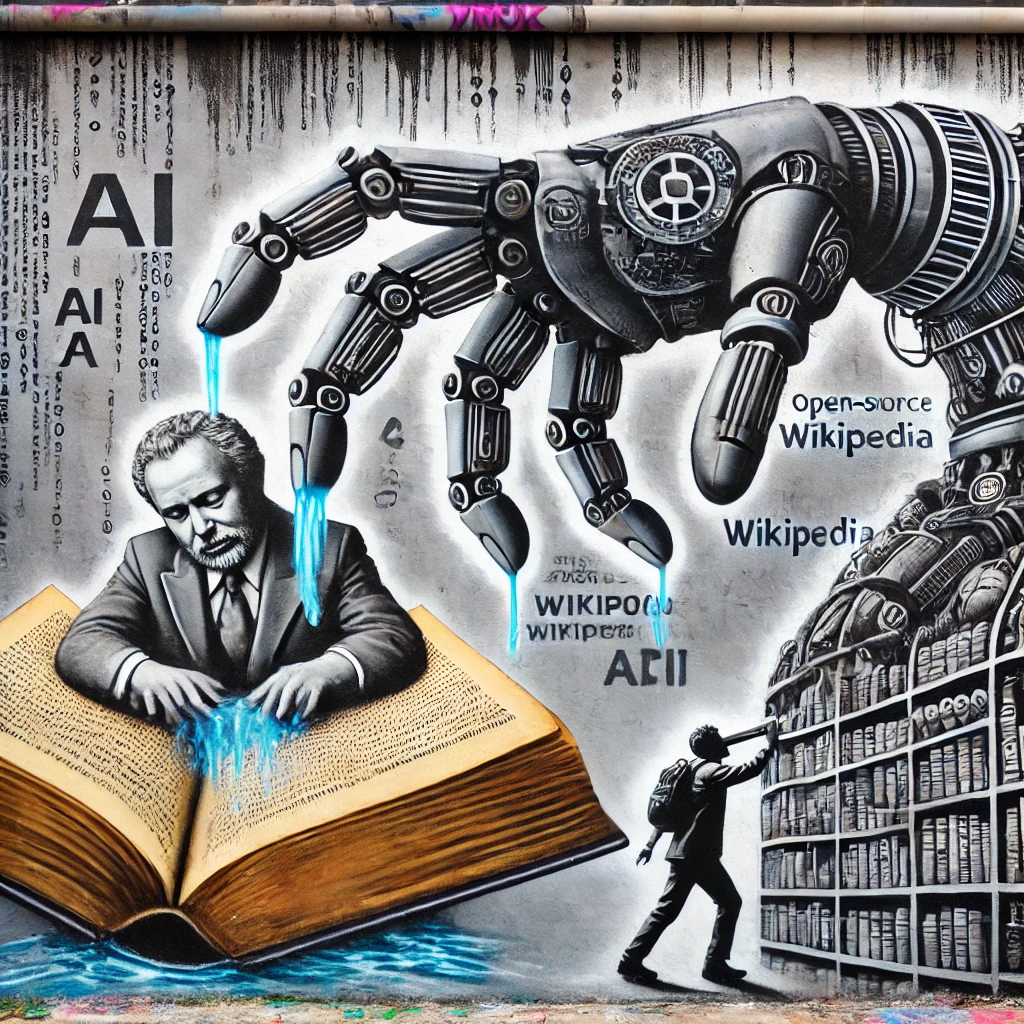 AI e copyright- il rischio per Wikipedia e i contenuti open access